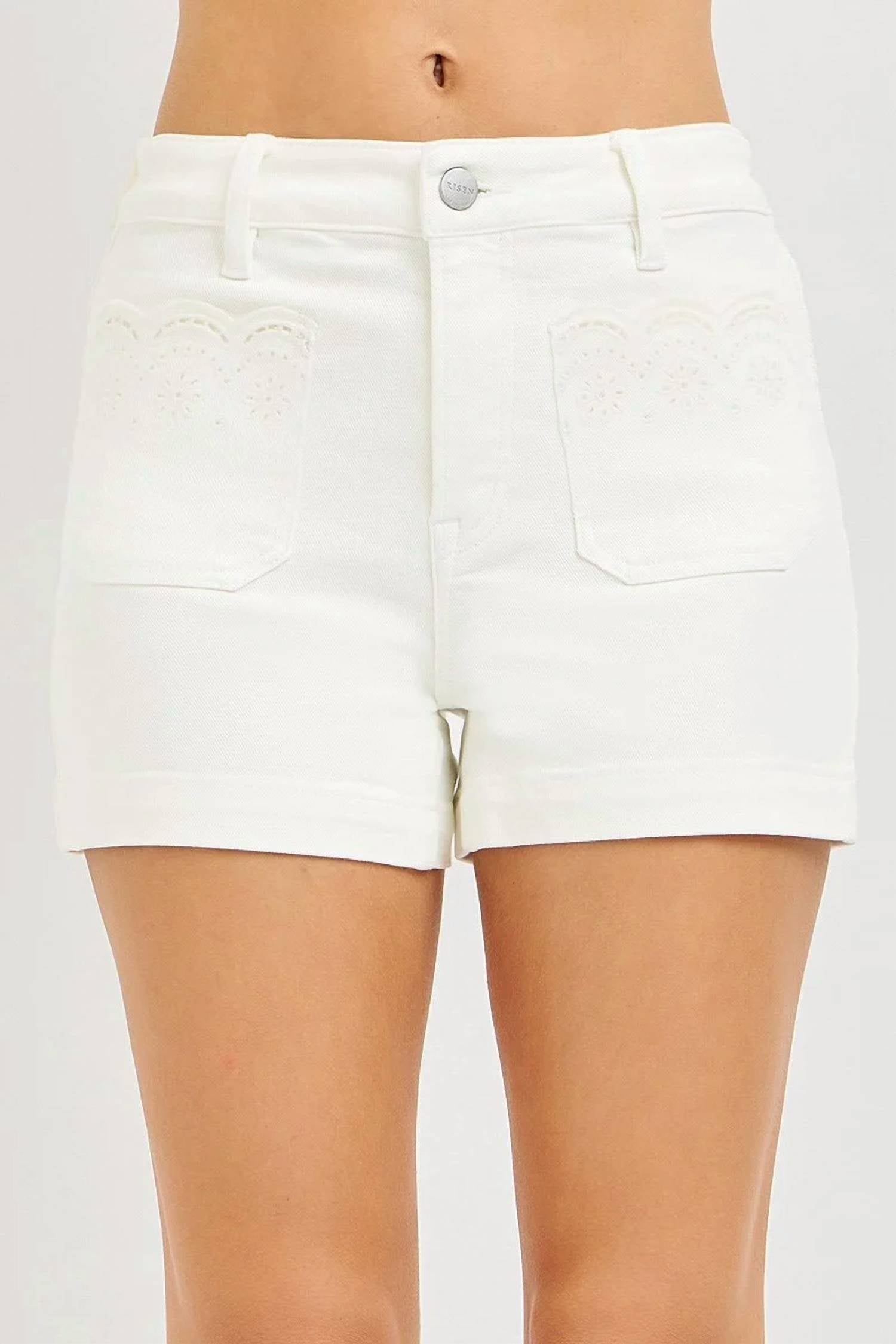 Risen - Eyelet Pocket Shorts