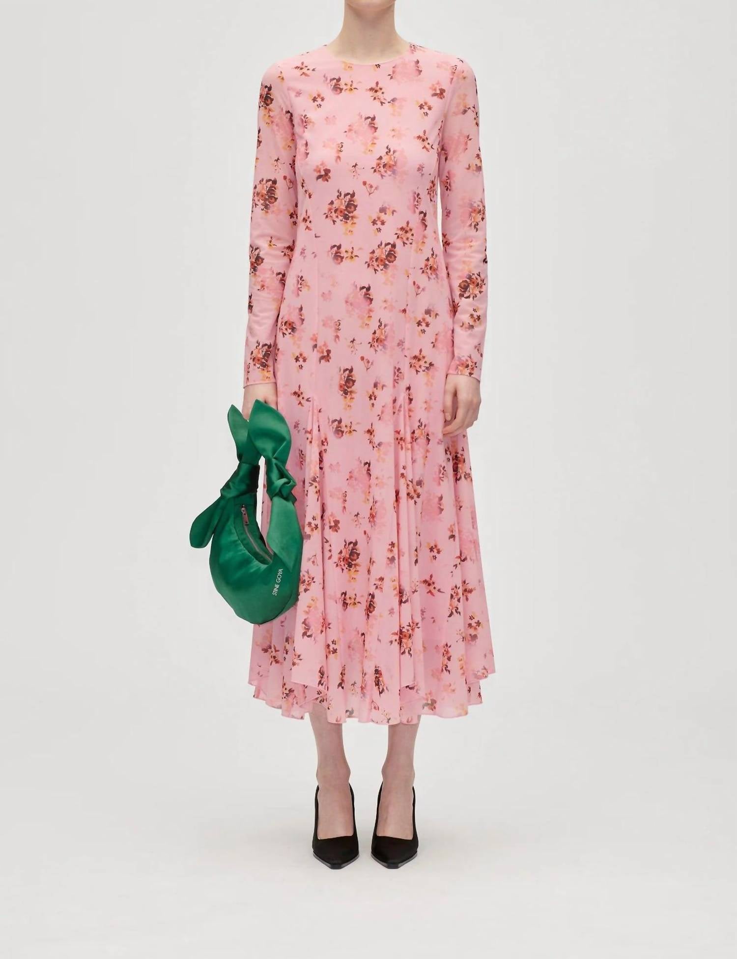Stine Goya - Long Sleeve Ruffling Dress