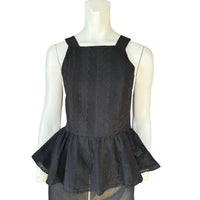 Endless Rose - Lace Sleeveless Peplum Top