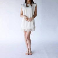 Luvee - Peyton Lace Trim Mini Dress
