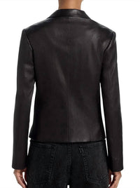 Frame - THE LEATHER SMART BLAZER