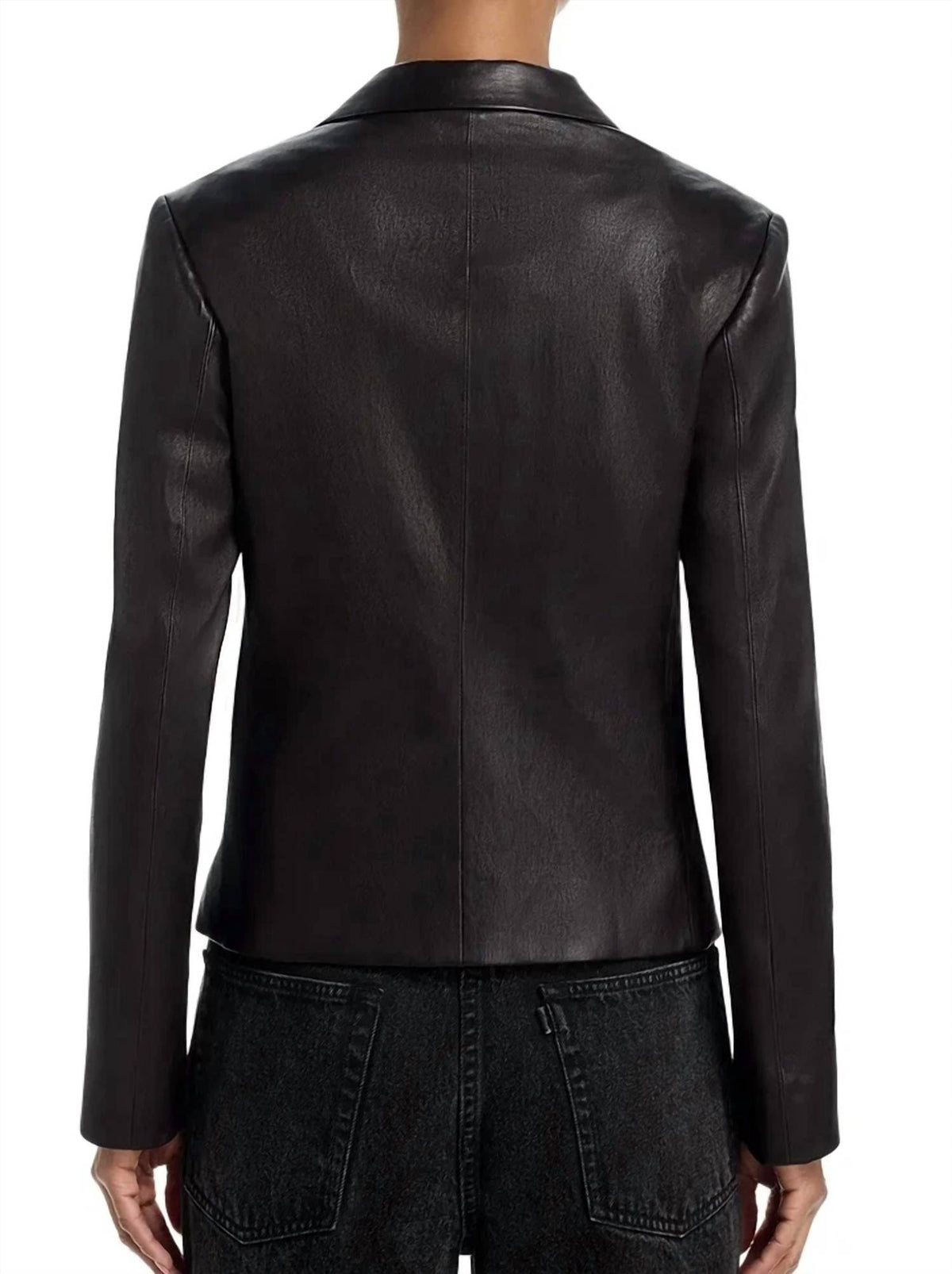 Frame - THE LEATHER SMART BLAZER