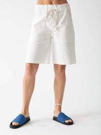 Electric & Rose Easy Bermuda Beach Shorts in cloud - women's shorts