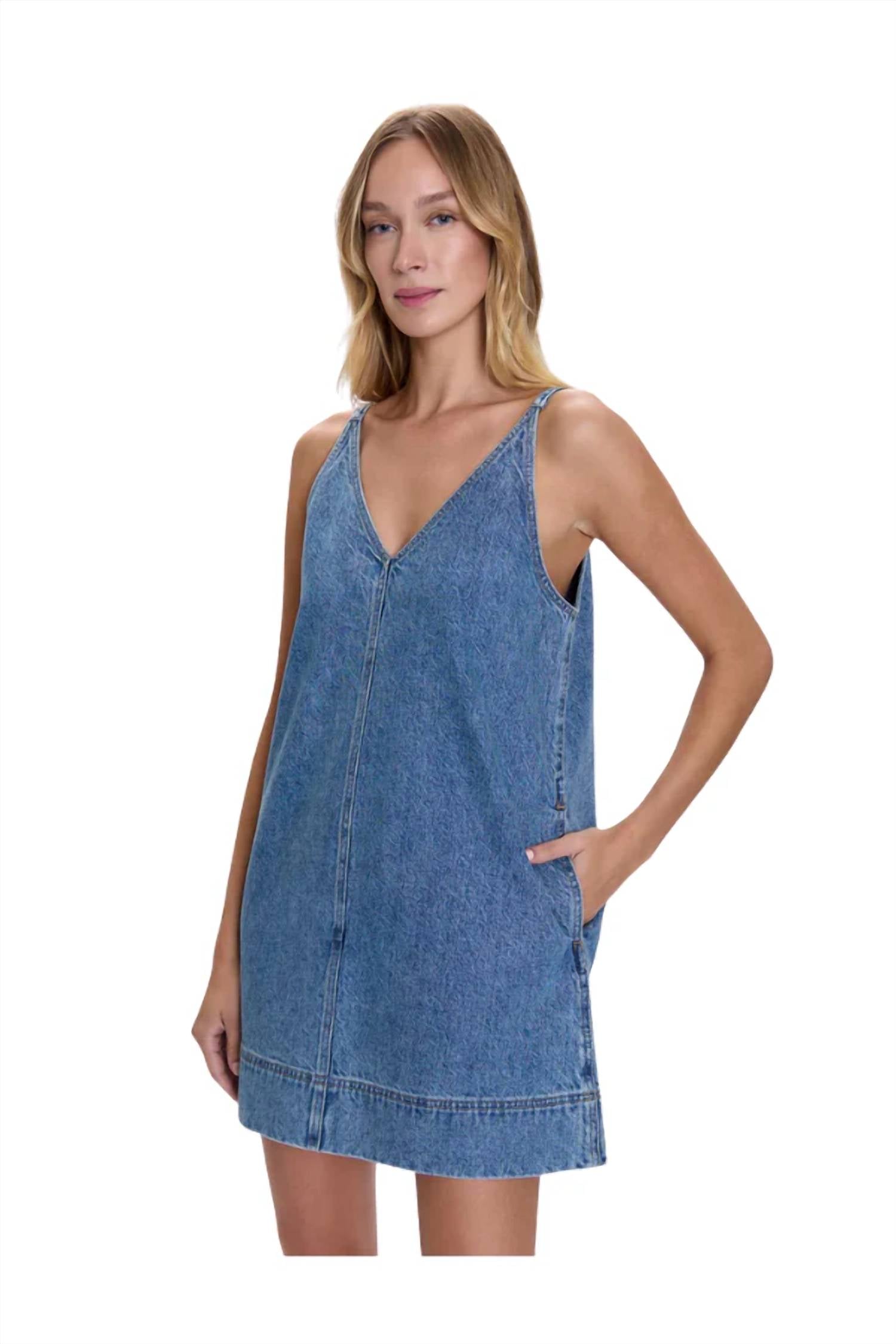 Pistola - Tavi Pop Over Denim Dress