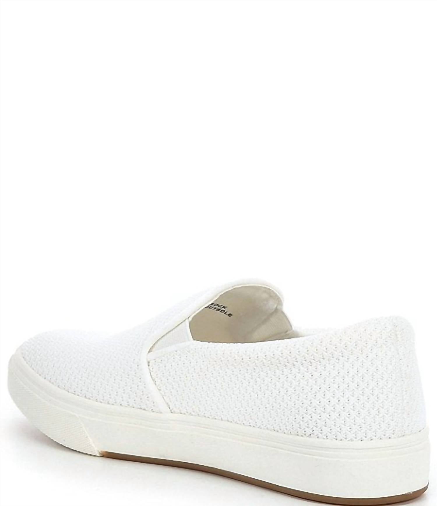 STEVE MADDEN Women's Coulter-m Sneaker in white - women's sneaker - detail view