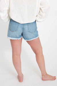 Kancan - High Rise Distressed Shorts