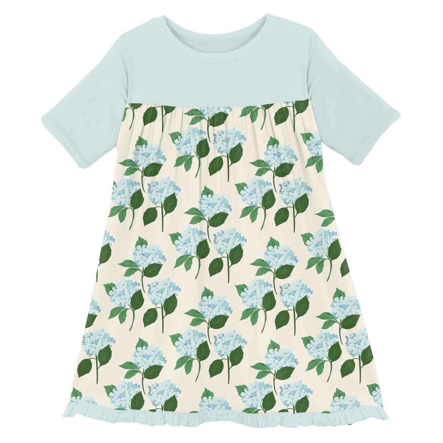 Kickee - Baby Girl's Classic Short Sleeve Swing Dress
