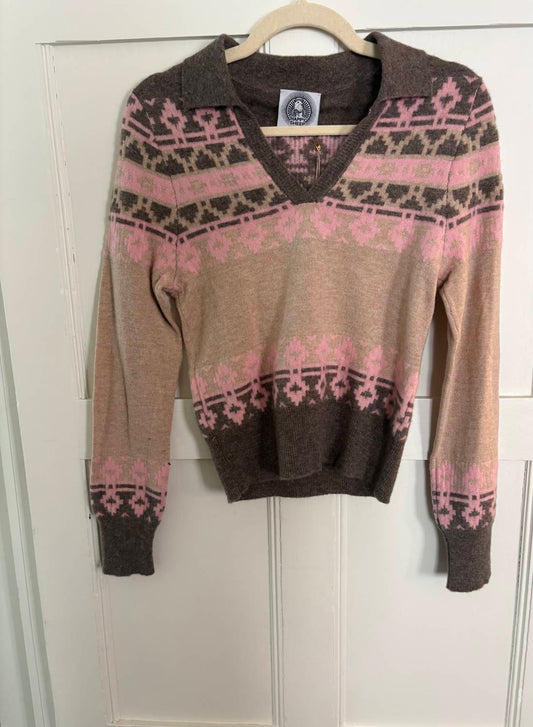 Happy Sheep - Women's Polo Silk Wool Cashmere Knit Sweater