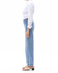 Bayeas - High Rise Wide Leg Jean