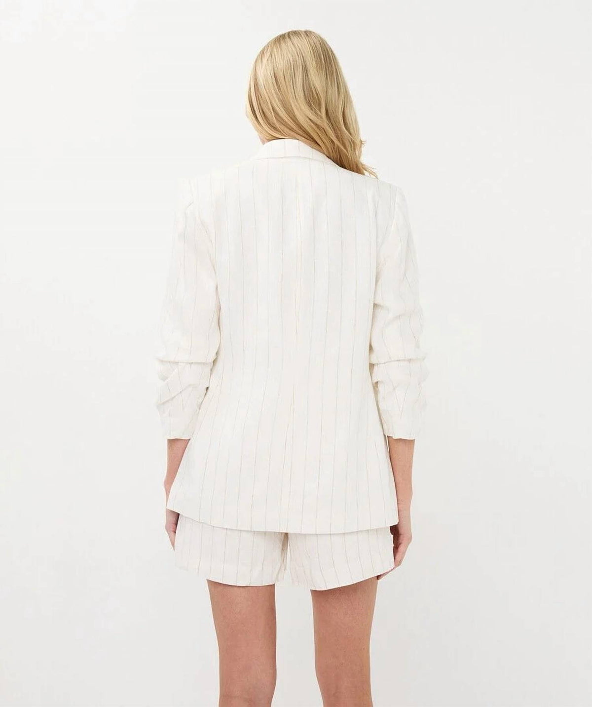 Esqualo - Striped Linen Blazer