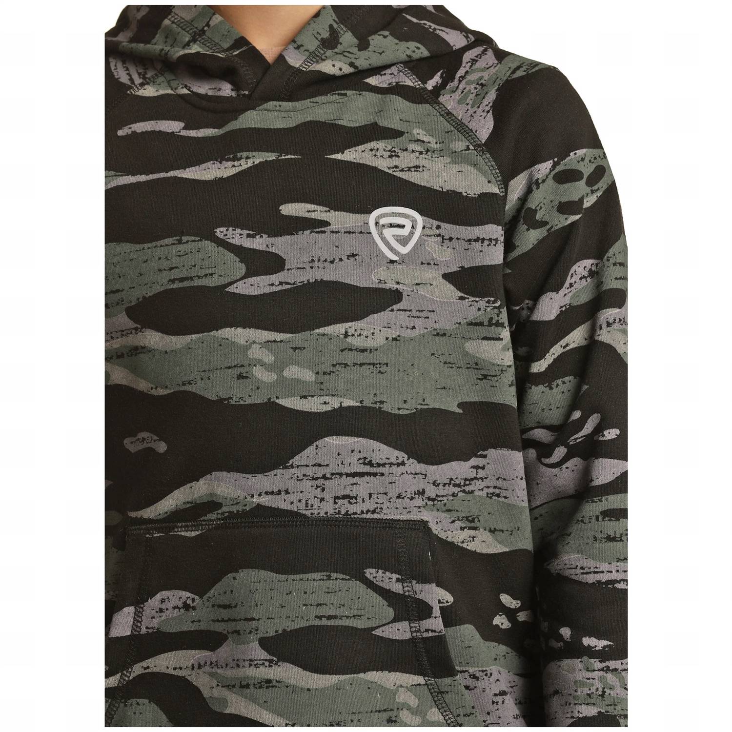 Rock & Roll Denim - Boys Camo Printed Hoodie
