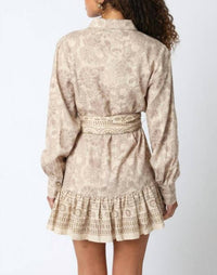 Olivaceous - Carly Ruffled Dress