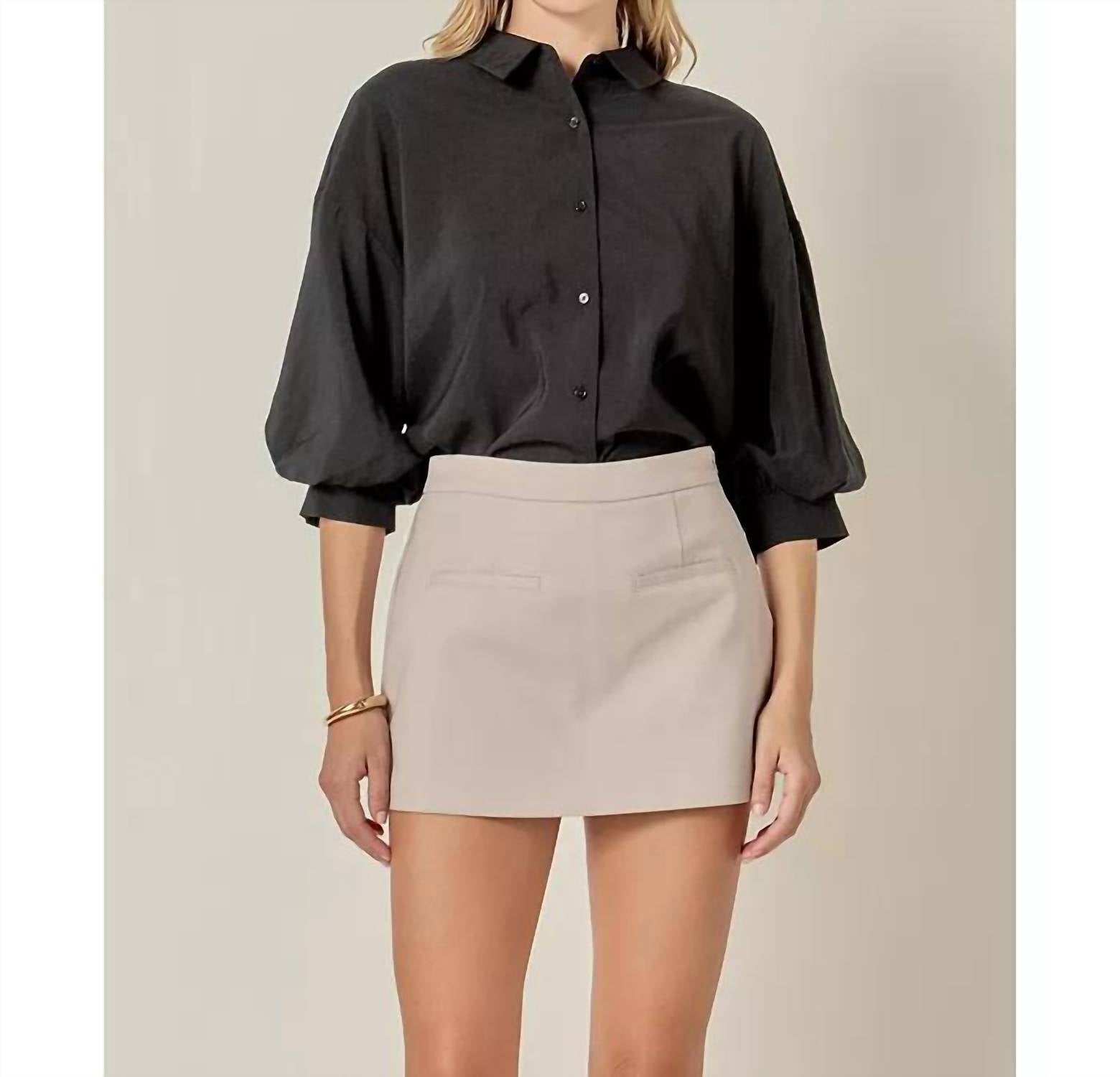 English Factory - Balloon Sleeve Shirt