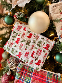 Ida Mae Home Merry Christmas Y'all Makeup Bag in cream - women's bag - alternate view