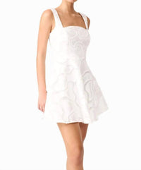 ELLIATT Elara Beaded Mini Dress in white - women's dress - view 5