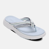 Lamo Women's Classic Nami Thong Sandal in blue - women's sandal - detail view