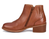 Ros Hommerson Women's Dixon Leather Boot in luggage - women's shoe - detail view