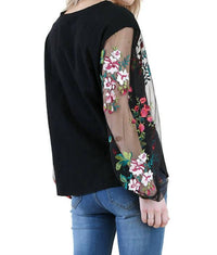Umgee - Floral Embroidered Top