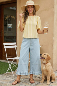 Vine & Love - Sweet And Back Bow Accent Top