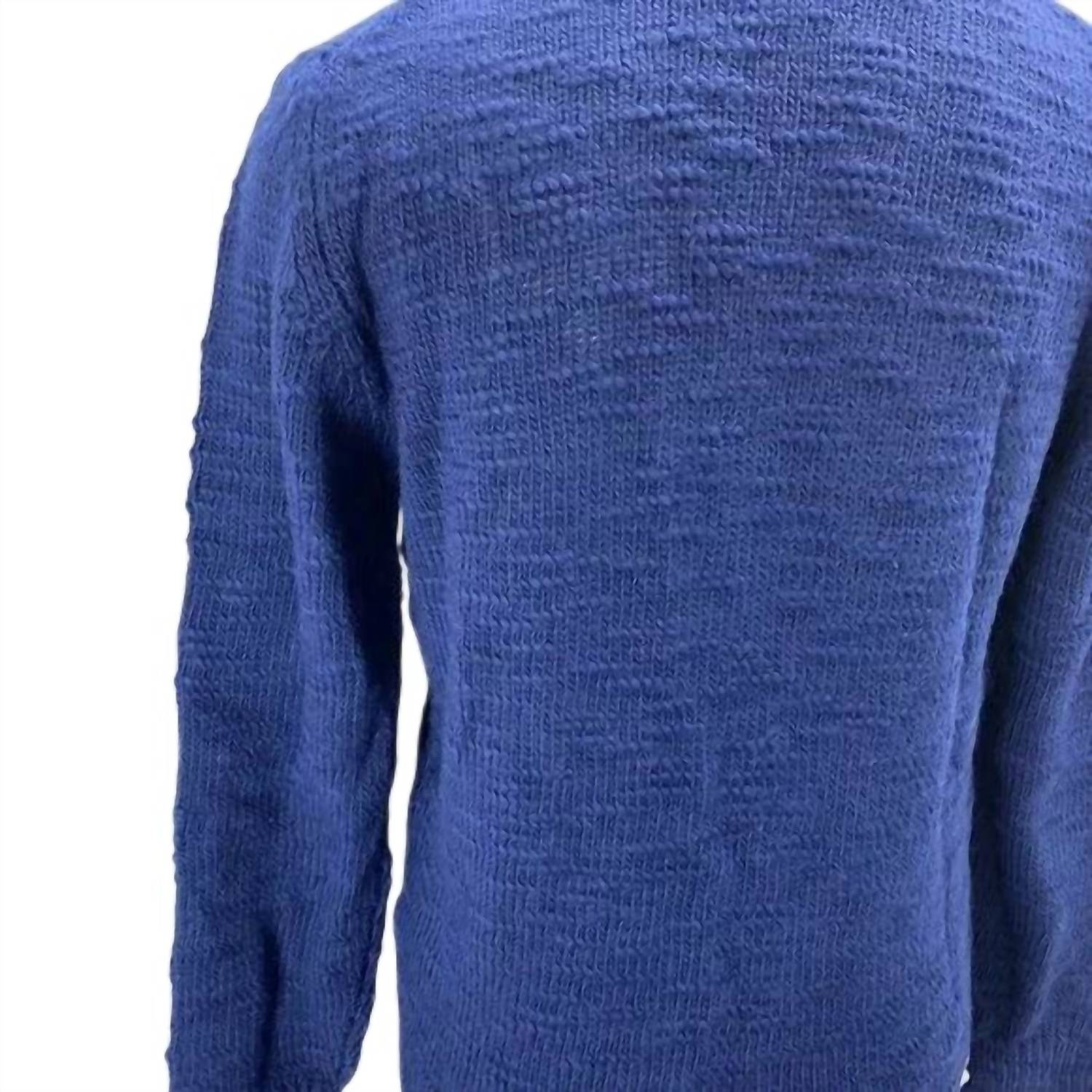 Brooksfield - Men’s Slub Wool Crew Neck Knit Sweater