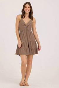 Vintage Havana - Tia Twist Front Dress