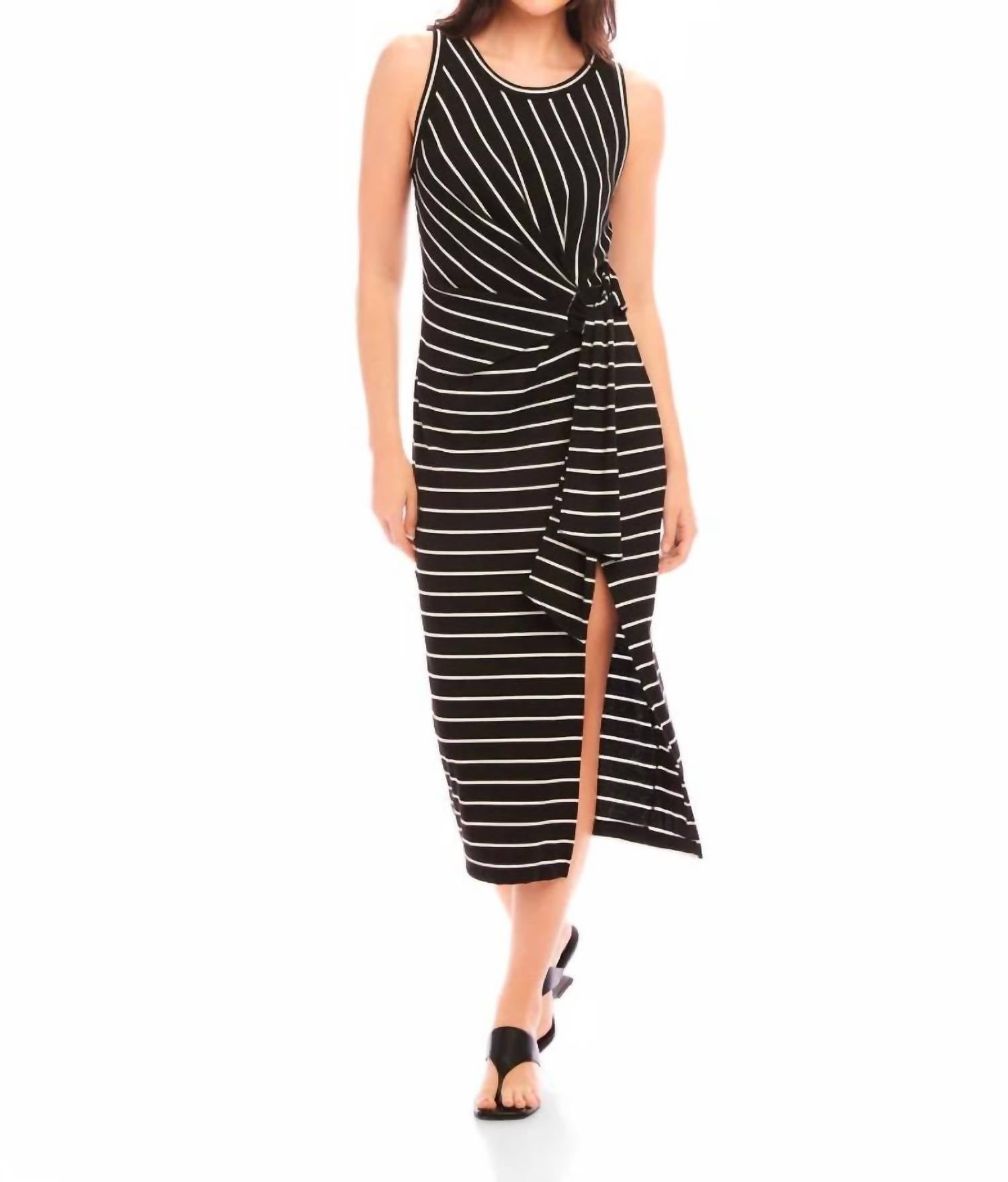 Fifteen Twenty - Maddie Side-knot Midi Dress