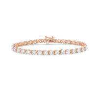 Diana M Jewels - Women's Round Lab-grown Diamond Jewelry Bracelet (1.00 Ct) - Delicate