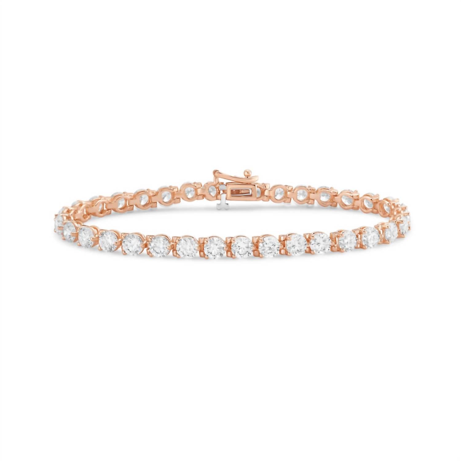 Diana M Jewels - Women's Round Lab-grown Diamond Jewelry Bracelet (1.00 Ct) - Delicate