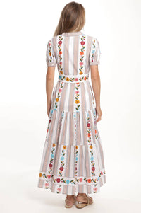 Bindu - Deep V-neck Maxi Dress