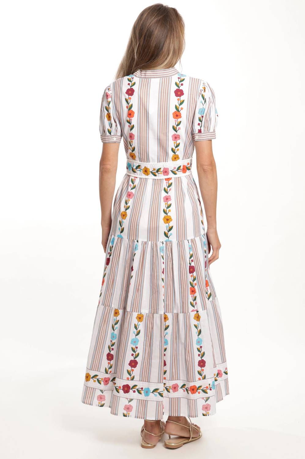 Bindu - Deep V-neck Maxi Dress