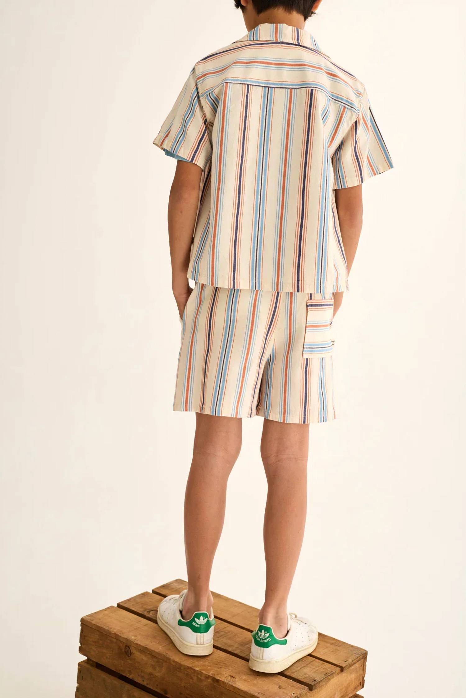 Cozmo - Iro Striped Cotton Button Up Shirt