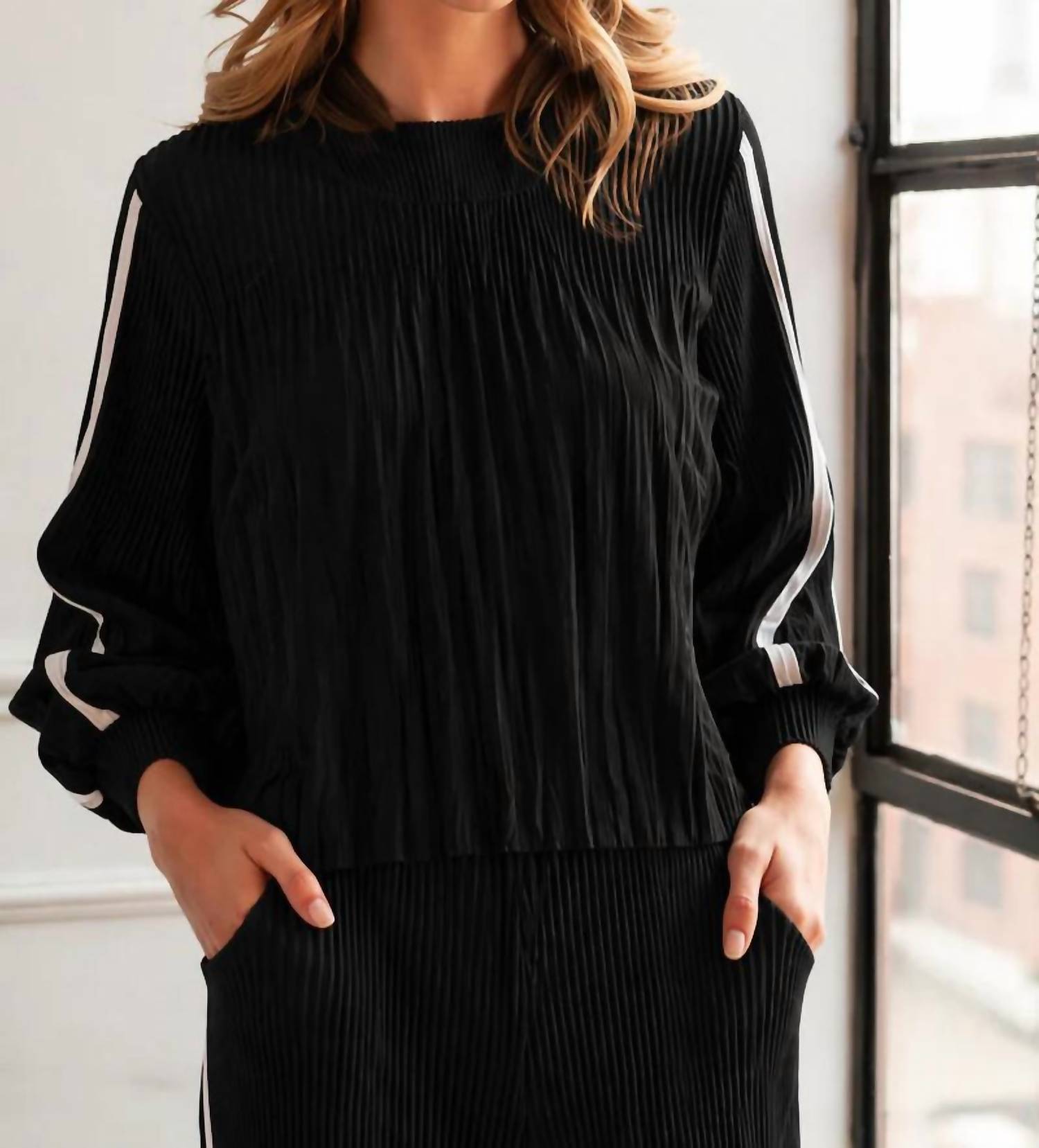 Joh - Jaline Pleated Top