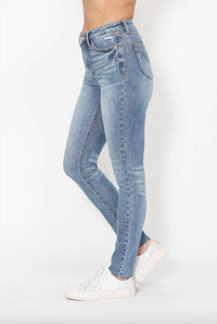 Judy Blue - Vintage Shield Pockets Skinny Jeans