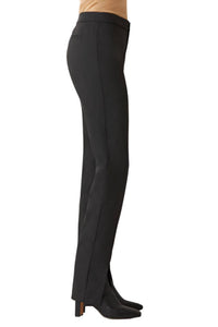 Ecru - Women's Banded Waist Stretch Crepe Pant