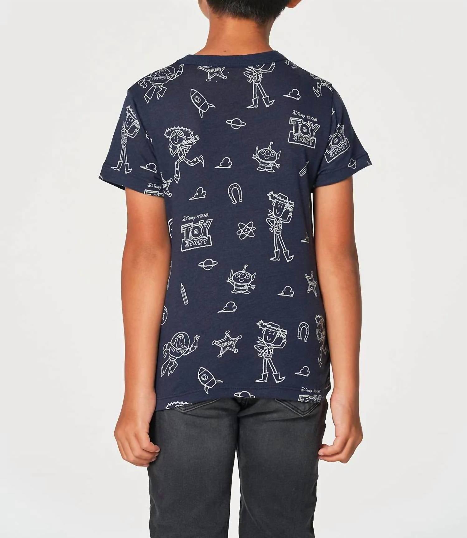 Chaser - Toy Story Doodle Pattern Short Sleeve Tee