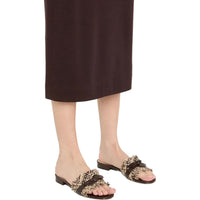ALEXANDRE BIRMAN Women's Clarita Basket Sandal in brown - women's sandal - detail view