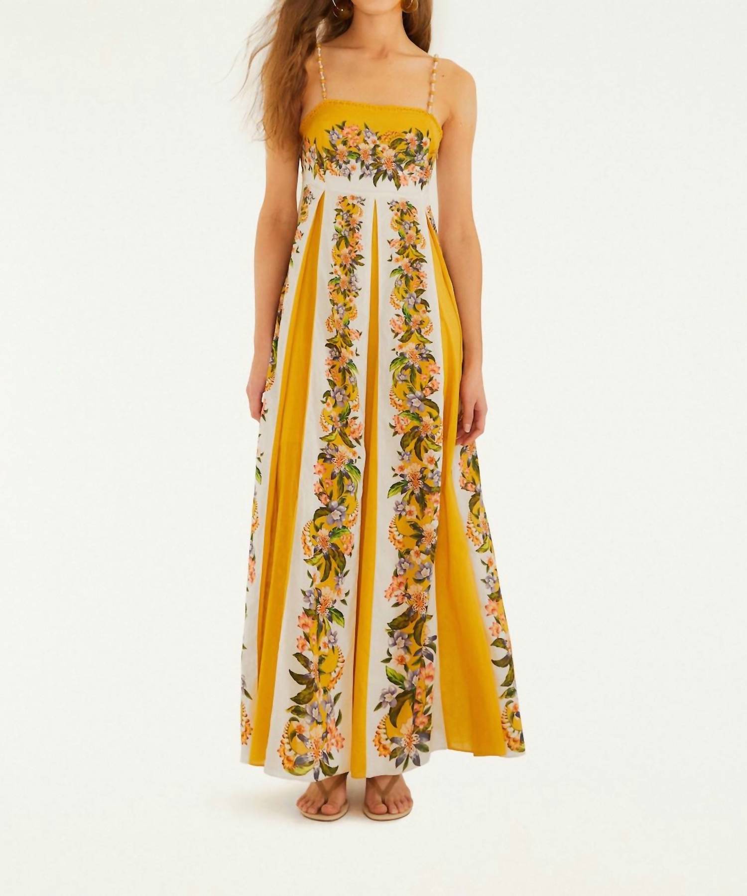 Farm Rio - Hilo Stripes Maxi Dress