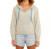 &Isla - Megan Luxe Raglan V-neck Hoodie