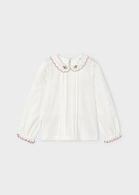 Mayoral - Girls' Embroidered Blouse