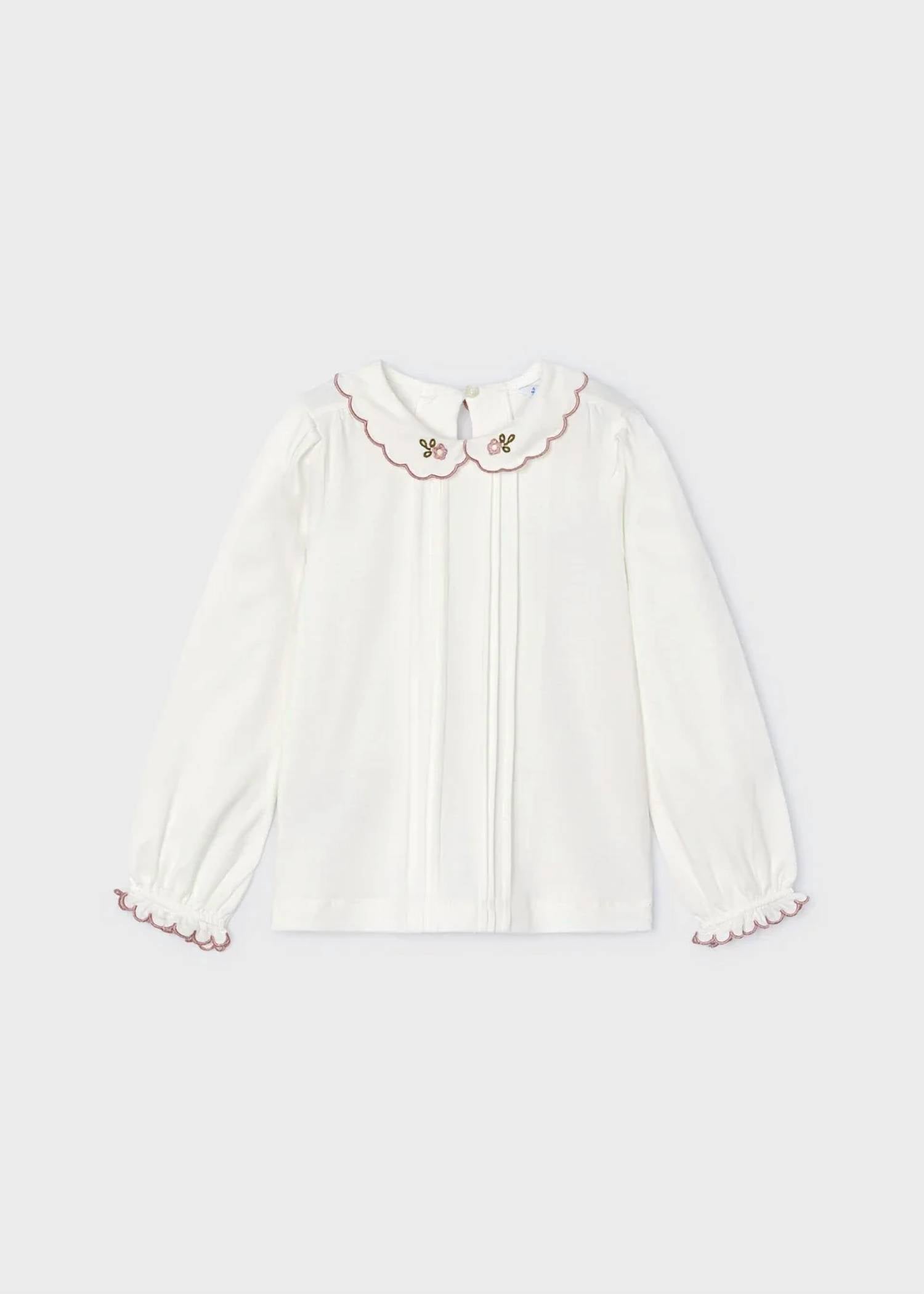 Mayoral - Girls' Embroidered Blouse