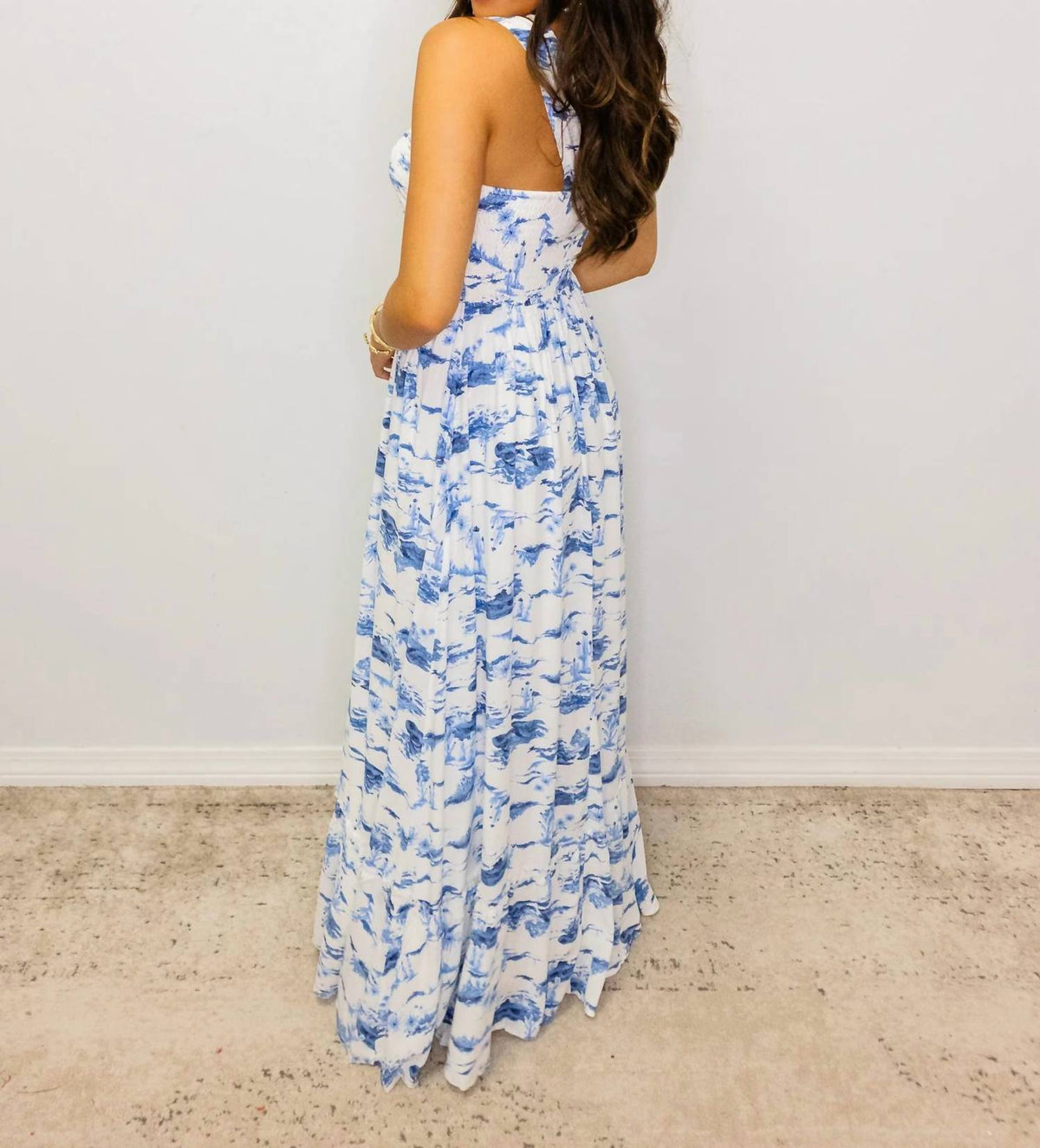 Fate - Scenic Halter Maxi Dress