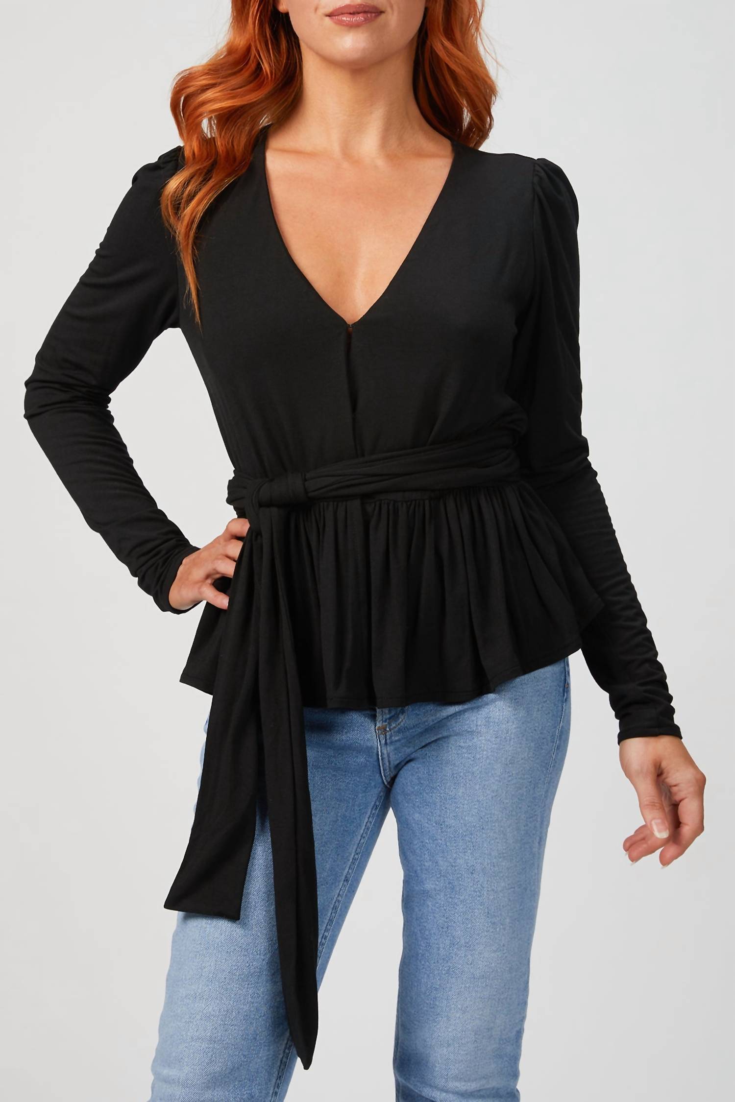 V-NECK MODAL TOP