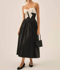 For Love & Lemons - Emalie Taffeta Midi Dress