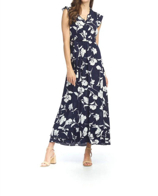 Papillon - Mariah Floral Ruffle Midi Dress