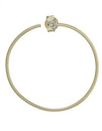 Athra - Women's 30mm Open Round Earring