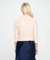 Reneec. - Brushed Knit Cashmere Like Bolero Cardigan