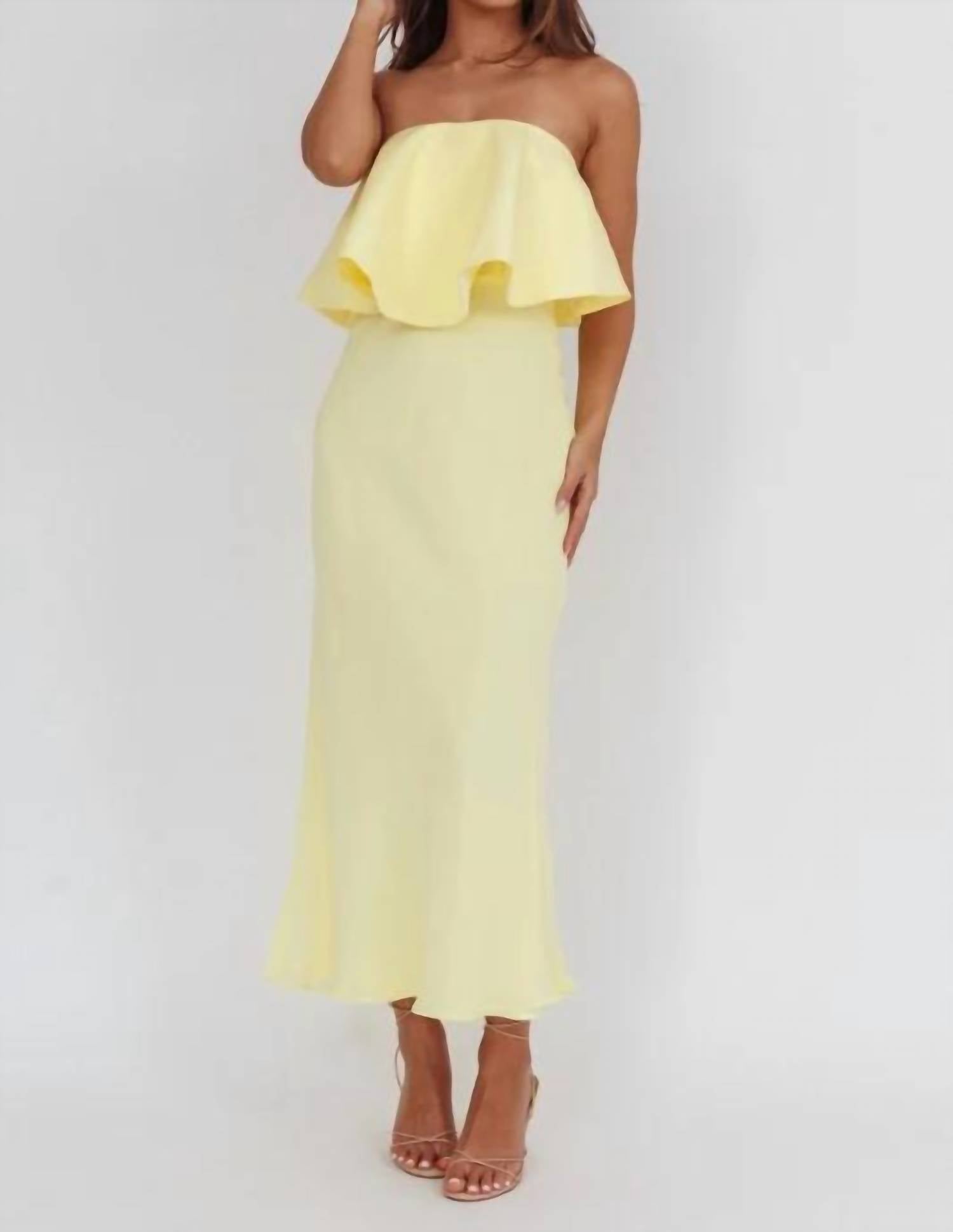 One And Only Collective - Passport Pending Midi Dress