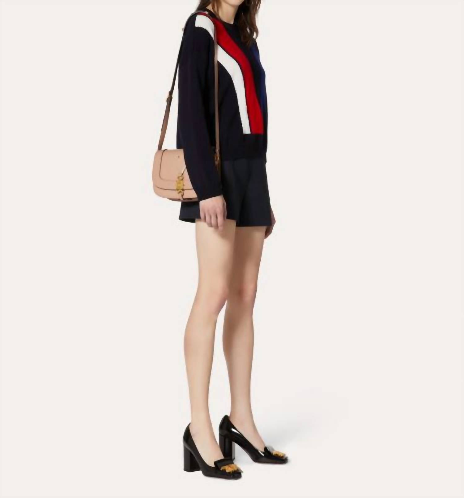 Valentino - Intarsia Cashmere Knitwear Sweater