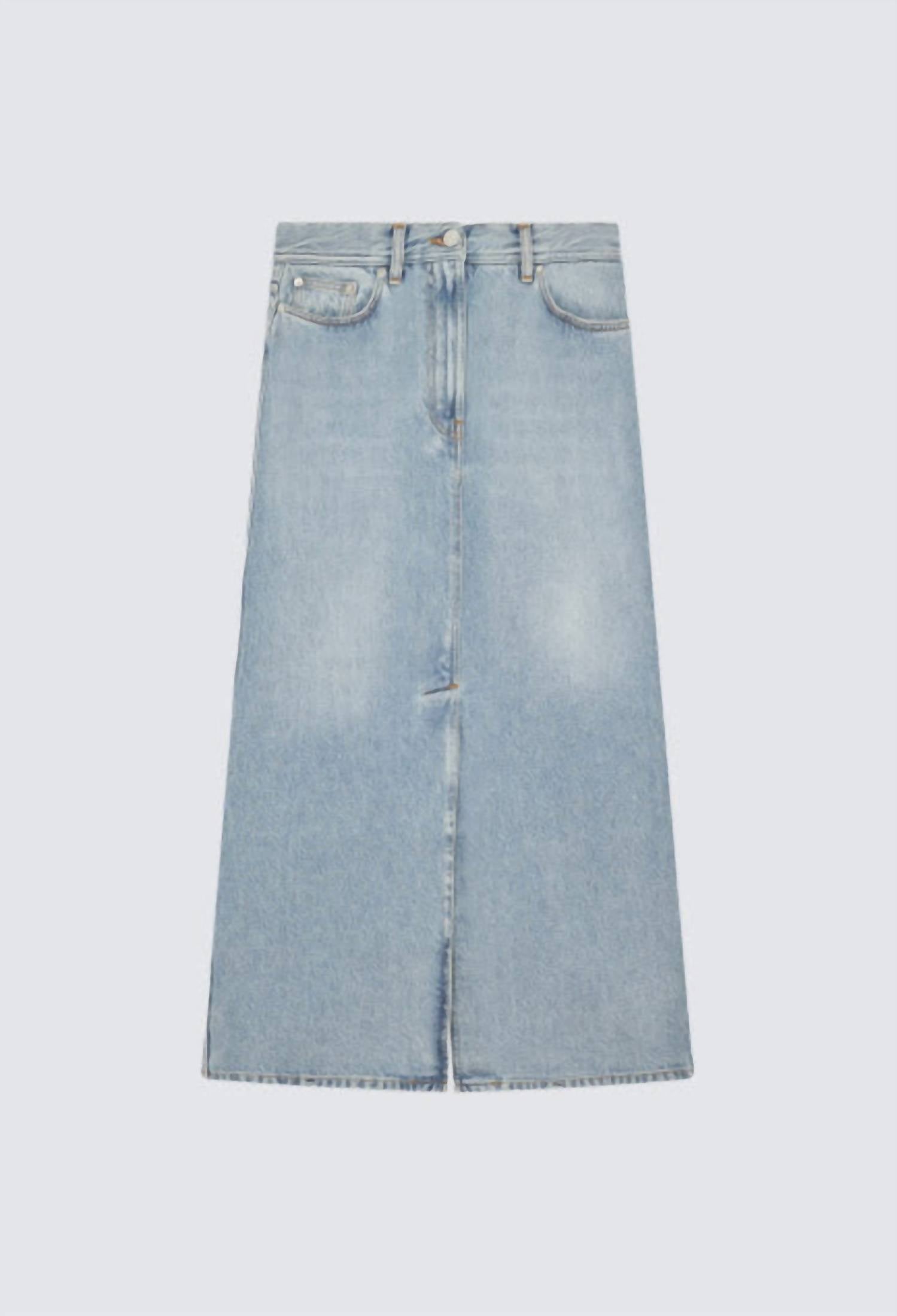 Loulou De Saison - Rona Long Denim Skirt