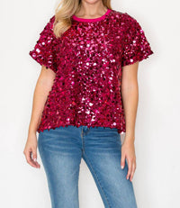 Joh - Jeovanny Sequin Top
